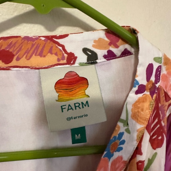 Farm rio midi dress size medium, comes without belt. Great used condition - Picture 3 of 4